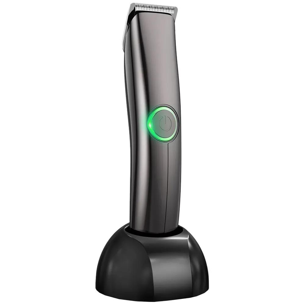 ماشین اصلاح موی سر و صورت جیمی مدل 6708، اصلاح به صورت تریمر، منبع انرژی با کابل USB، تکنولوژی اصلاح به صورت تریم، اندازه اصلاح 0.3 میلی‌متر، مدت زمان شارژ 480 دقیقه و مدت زمان استفاده پس از شارژ 50 دقیقه، به‌همراه استند و کابل USB، برس تمیزکننده، روغن — تصویر ۱