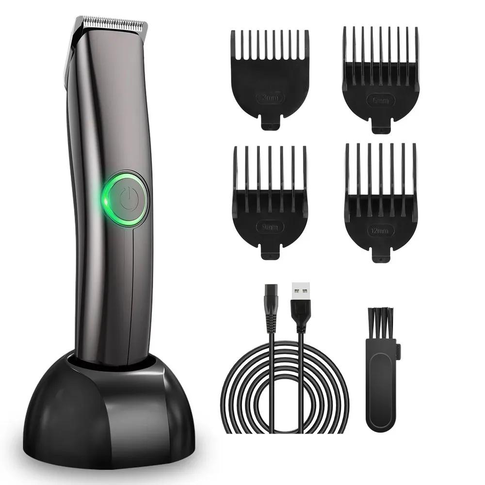 ماشین اصلاح موی سر و صورت جیمی مدل 6708، اصلاح به صورت تریمر، منبع انرژی با کابل USB، تکنولوژی اصلاح به صورت تریم، اندازه اصلاح 0.3 میلی‌متر، مدت زمان شارژ 480 دقیقه و مدت زمان استفاده پس از شارژ 50 دقیقه، به‌همراه استند و کابل USB، برس تمیزکننده، روغن — تصویر ۲