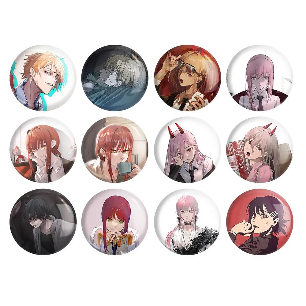 پیکسل خندالو مدل انیمه مرد اره ای Chainsaw Man کد 1364 مجموعه 12 عددی