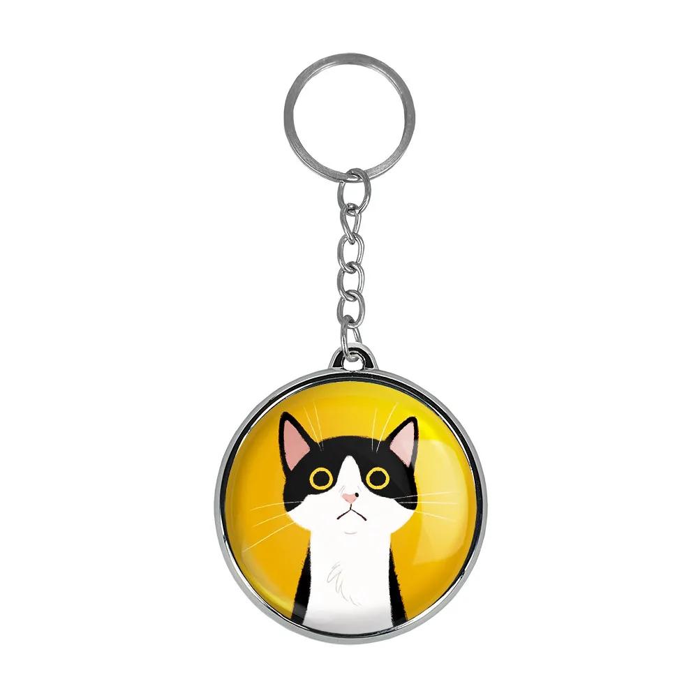 جاکلیدی خندالو طرح گربه Cat مدل دوطرفه کد 2330123306