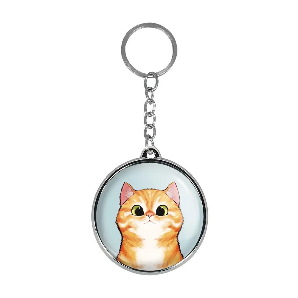 جاکلیدی خندالو طرح گربه Cat مدل دوطرفه کد 2332223325