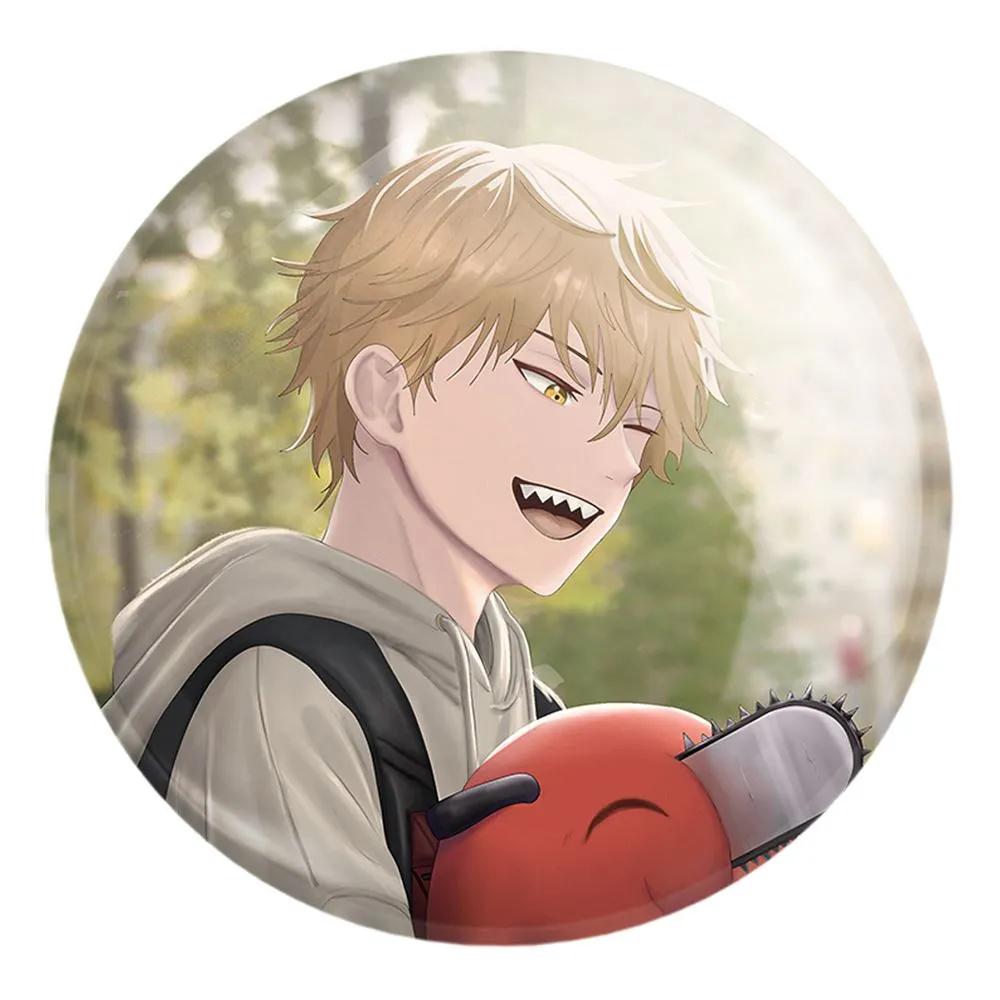 پیکسل خندالو طرح دنجی انیمه مرد اره ای Chainsaw Man کد 22305 مدل بزرگ