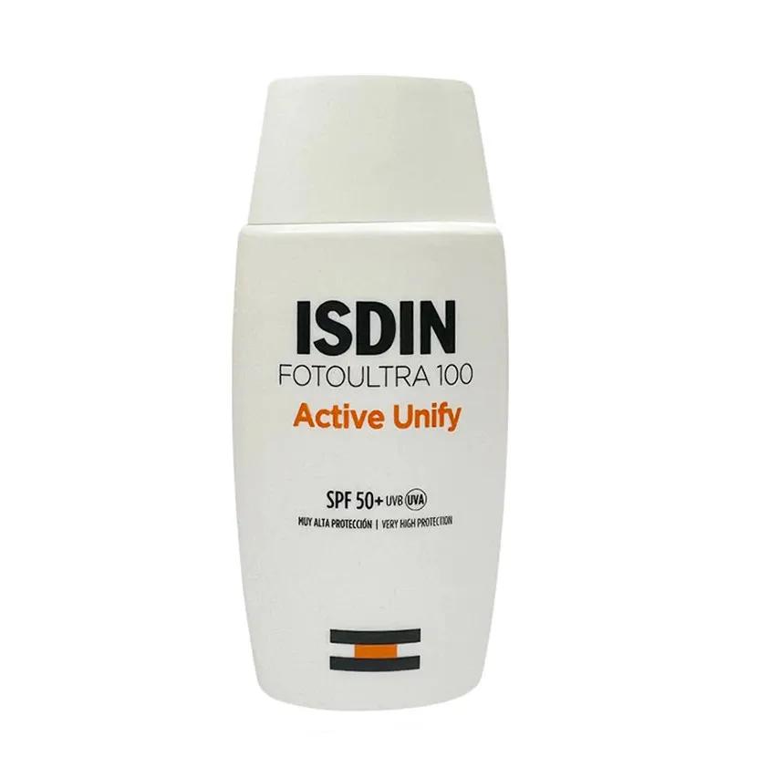 کرم ضدآفتاب بدون رنگ ایزدین SPF50 مدل FOTOULTRA 100 ACTIVE UNIFY ‌مناسب انواع پوست، حجم 50 میلی‌‌لیتر — تصویر ۱