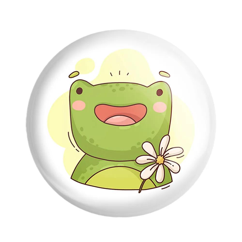 پیکسل خندالو مدل قورباغه حیوانات بامزه کد 37176