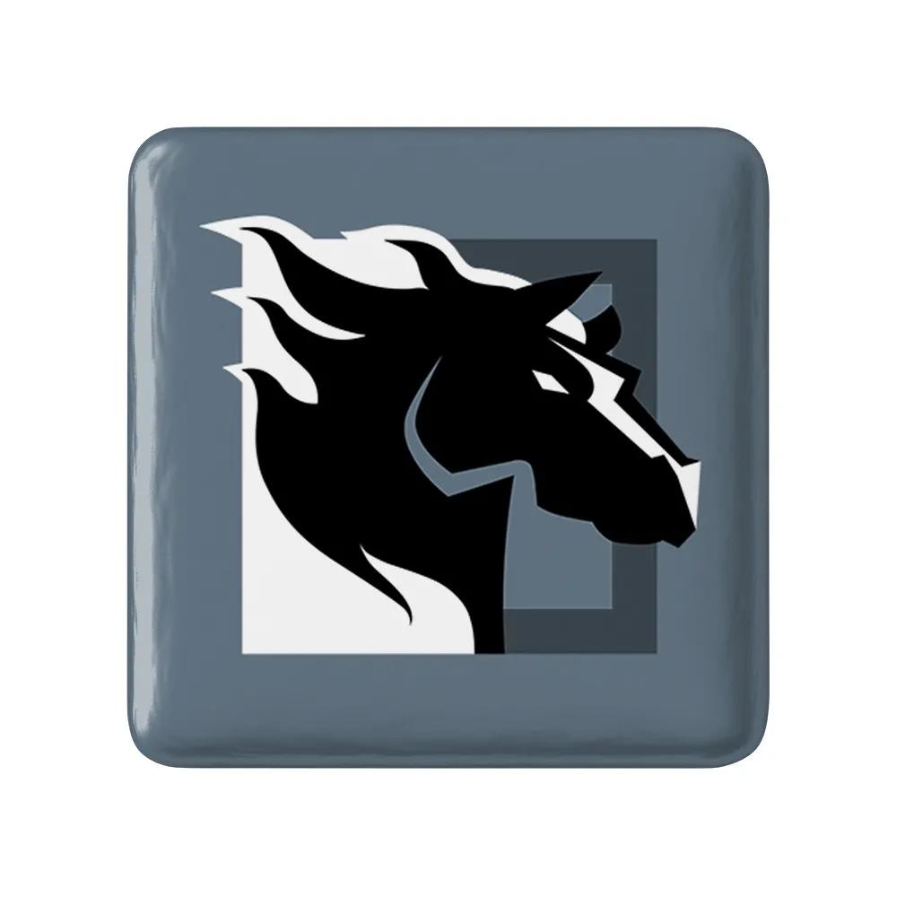 مگنت خندالو طرح  maverick بازی رینبو سیکس سیج  مدل مربعی کد 30324