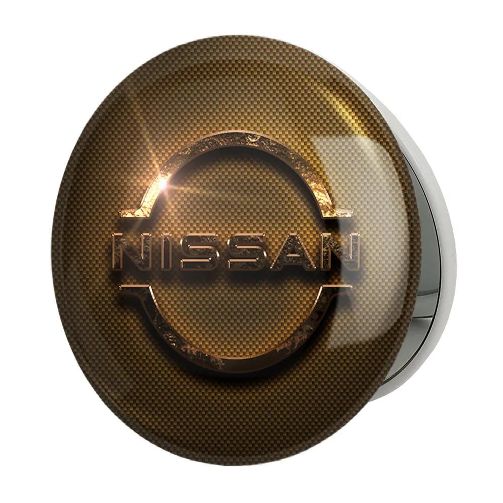 آینه جیبی خندالو طرح نیسان Nissan مدل تاشو کد 30734