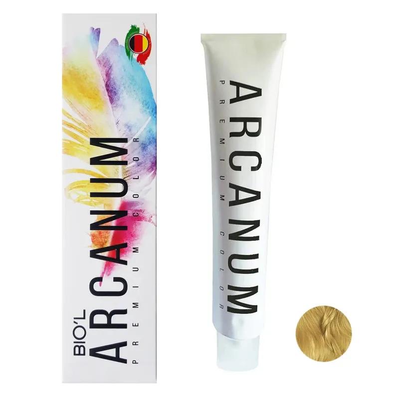 رنگ مو آرکانوم مدل arcanum شماره 9.13 حجم 100 میلی لیتر رنگ بلوند کنفی خیلی روشن