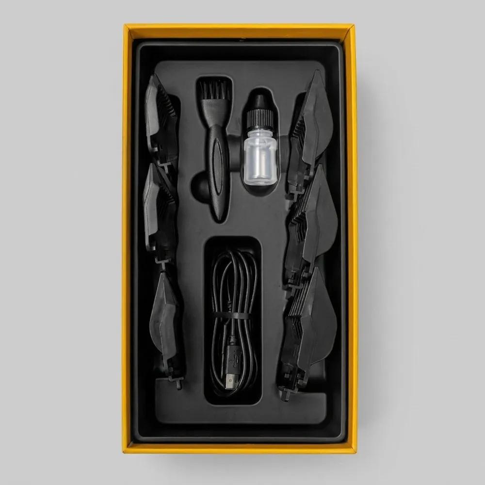 ماشین اصلاح شارژی سرو صورت کیمی  مدل 9000TR  وزن 330گرم با تیغه تیتانیوم و صفحه نمایشگر و باطری قابل شارژ — تصویر ۴