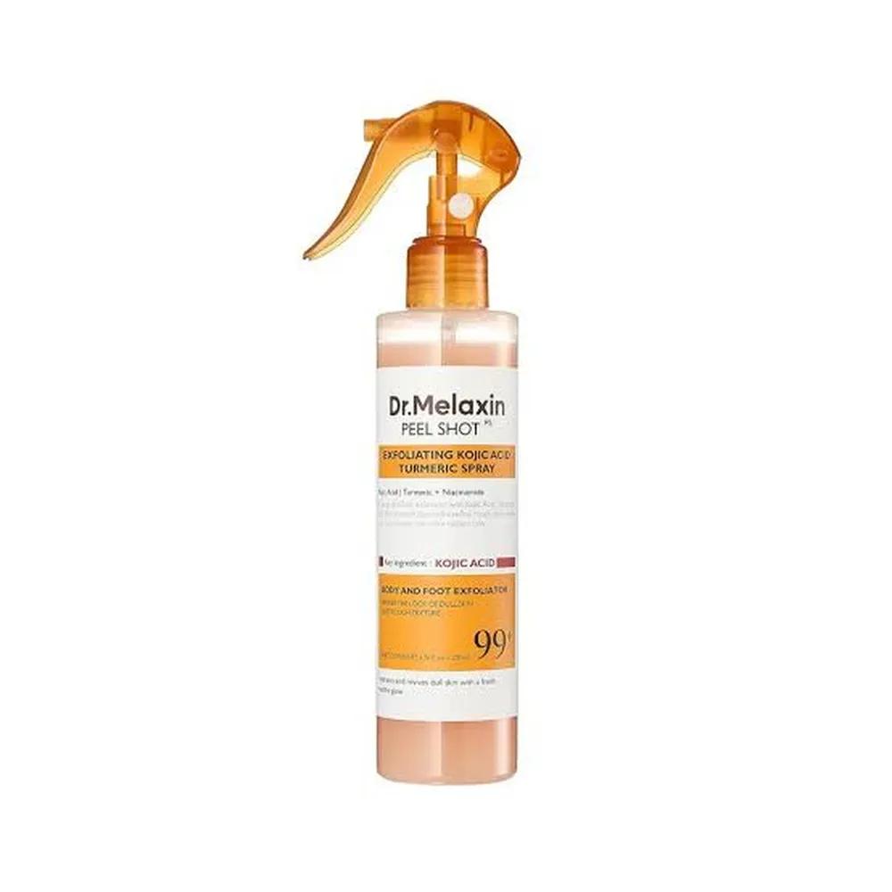 اسپری لایه بردار صورت دکتر ملاکسین مدل Exfoliating Kojic Acid مناسب برای پوست مختلط و چرب وزن 200 گرم — تصویر ۱