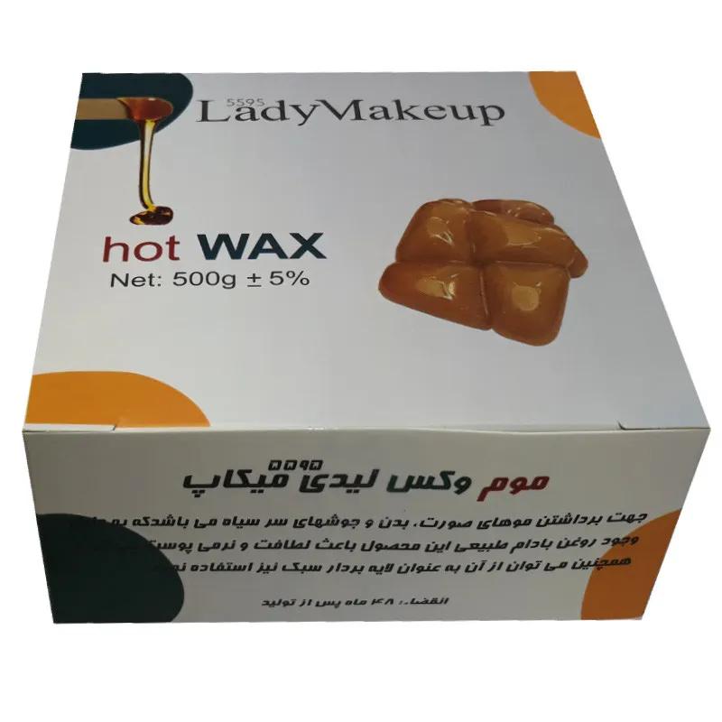 وکس موبر لیدی میکاپ مدل عسل و روغن بادام وزن 500 گرم بسته 12 عددی — تصویر ۲