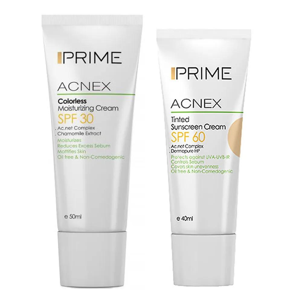 کرم ضدآفتاب پرایم مدل ACNEX حجم 50 میلی لیتر به همراه کرم ضدآفتاب حجم 40 میلی لیتر7052160 — تصویر ۲
