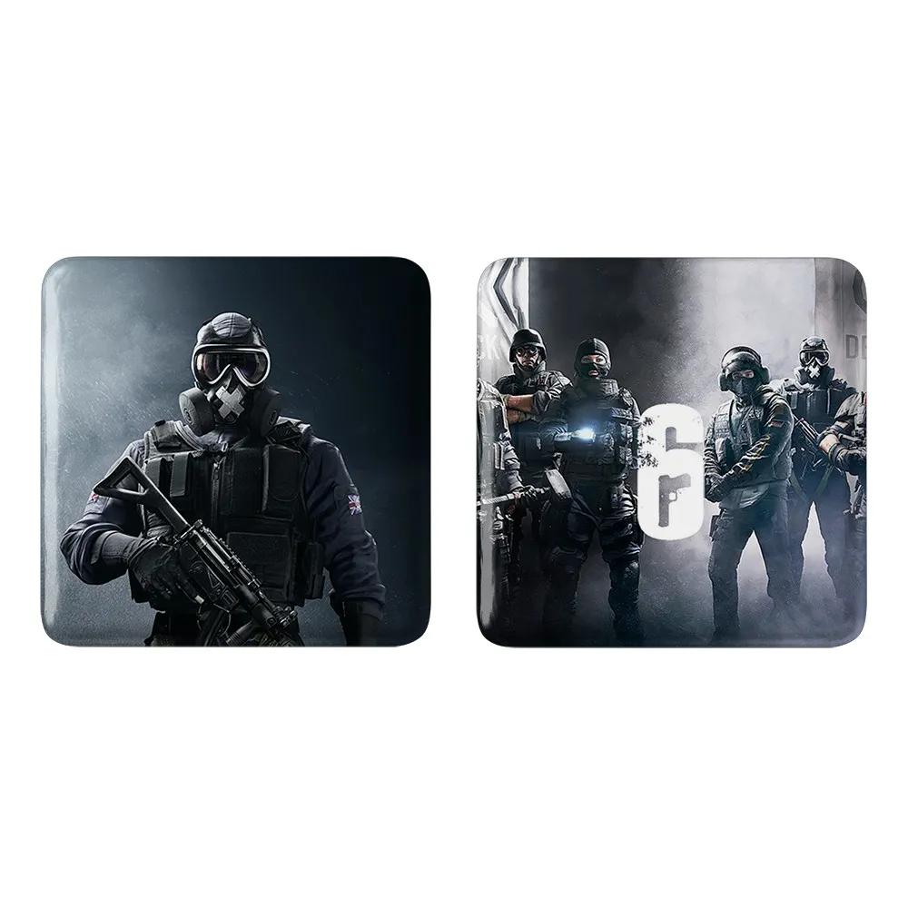 مگنت خندالو طرح رینبو سیکس Rainbow Six کد 1021310320 مجموعه 2 عددی