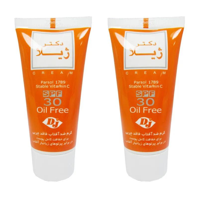 کرم ضدآفتاب دکتر ژیلا کد 01 حجم 30 میلی لیتر مجموعه 2 عددی — تصویر ۱