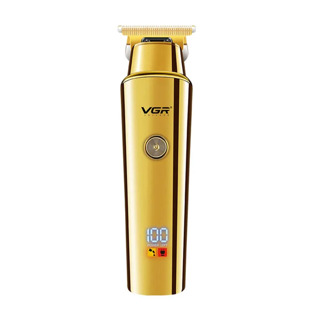 ماشین اصلاح موی سر و صورت وی جی آر مدل V-947 با تیغه استیل ضد زنگ، باتری لیتیوم یونی 2000 میلی‌آمپر، 500 دقیقه استفاده پس از شارژ، طراحی ارگونومیک و قابلیت اصلاح حجم زن — تصویر ۳
