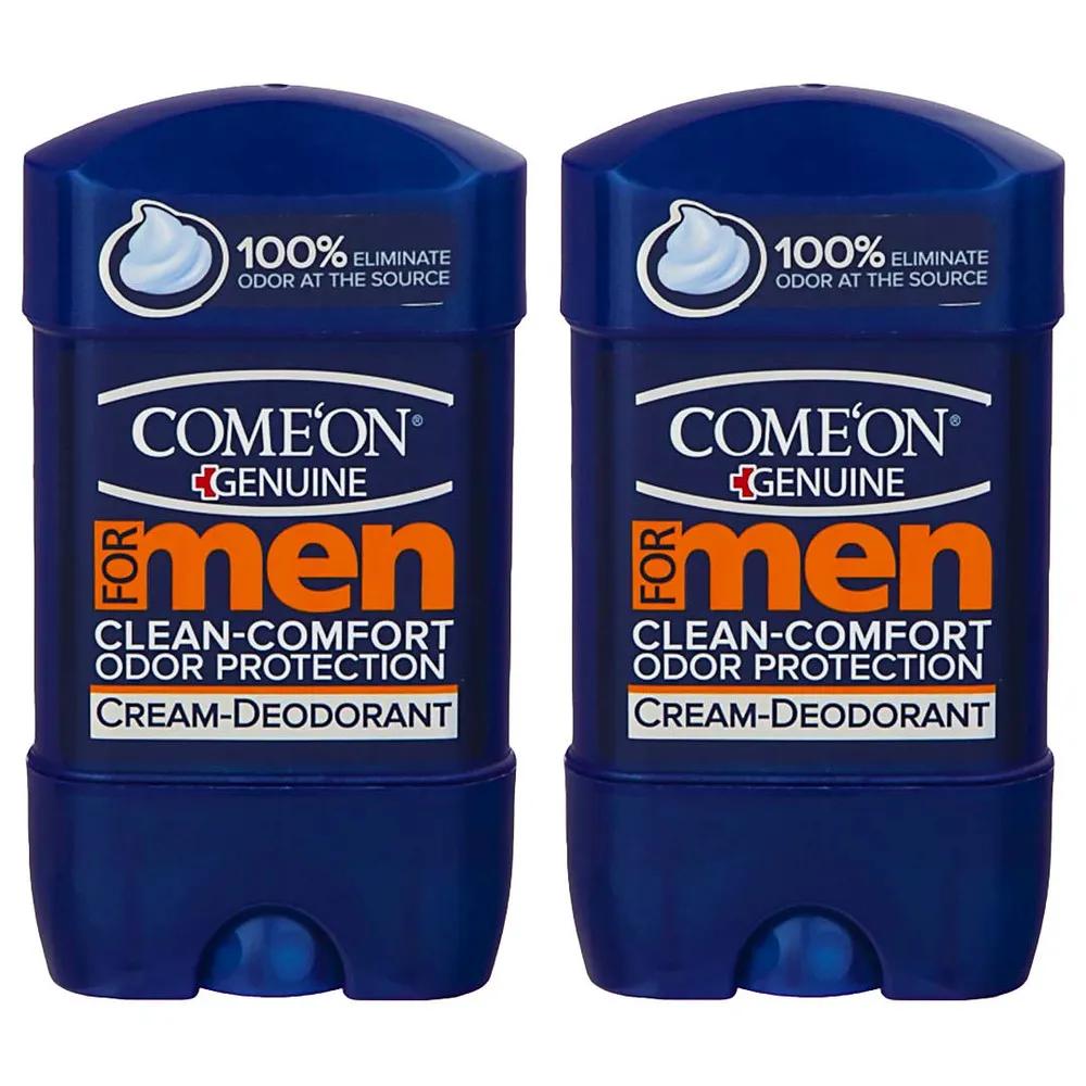 ژل شفاف ضد تعریق مردانه کامان مدل Clean Comfort حجم 75 میلی لیتر بسته 2 عددی — تصویر ۱