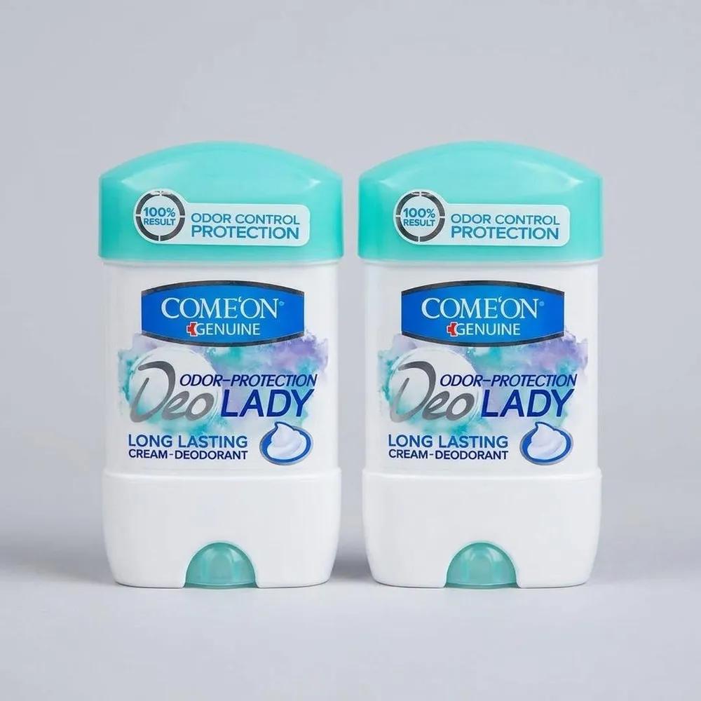 ژل شفاف ضد تعریق زنانه کامان مدل Long Lasting حجم 75 میلی لیتر بسته 2 عددی — تصویر ۱
