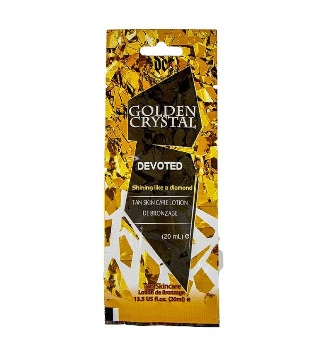 لوسیون سولاریوم یکبار مصرف مدل Golden Crystal حجم 20 میل