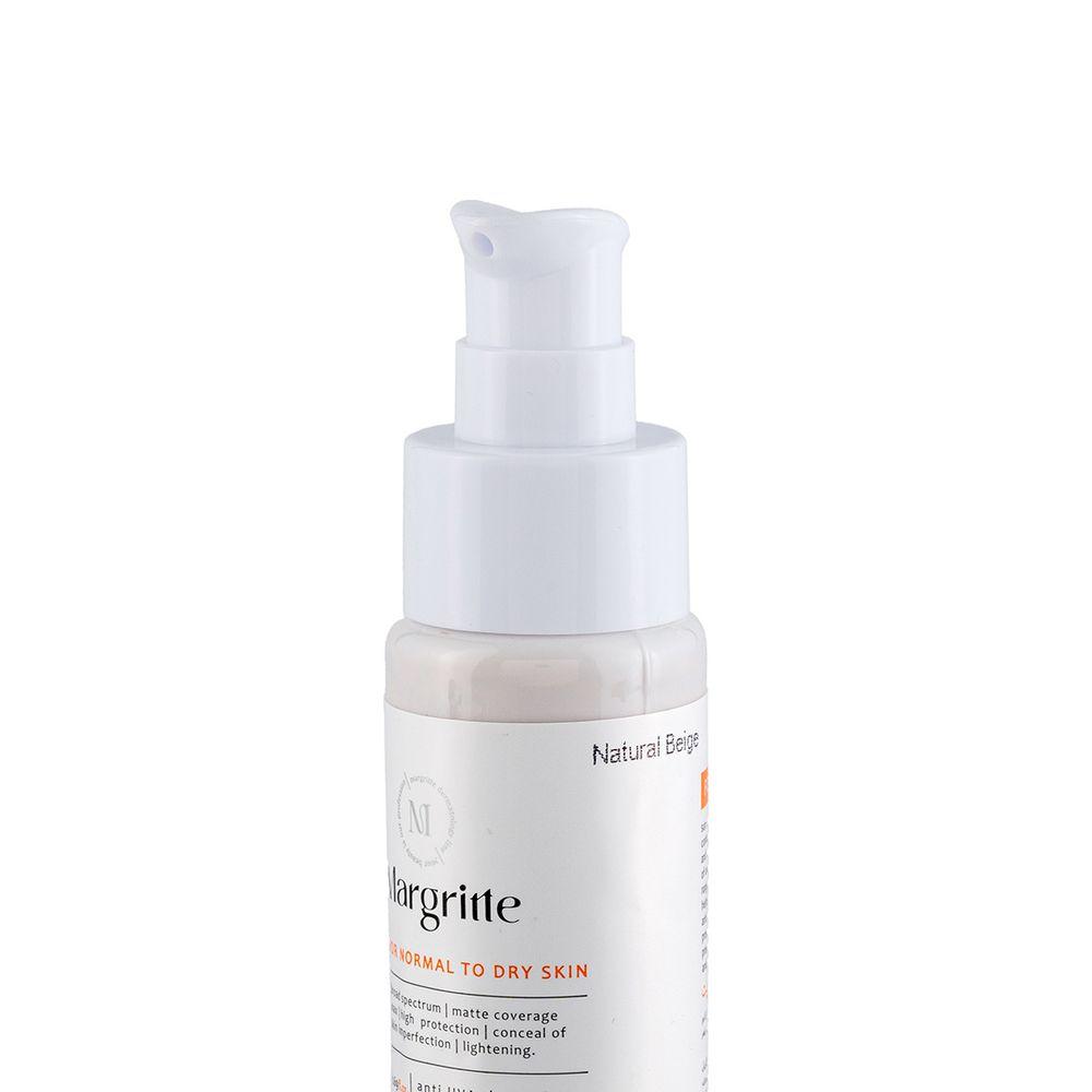 کرم ضد آفتاب رنگی با SPF50 مناسب پوست نرمال تا خشک حجم 50 میلی لیتر مارگریت — تصویر ۳