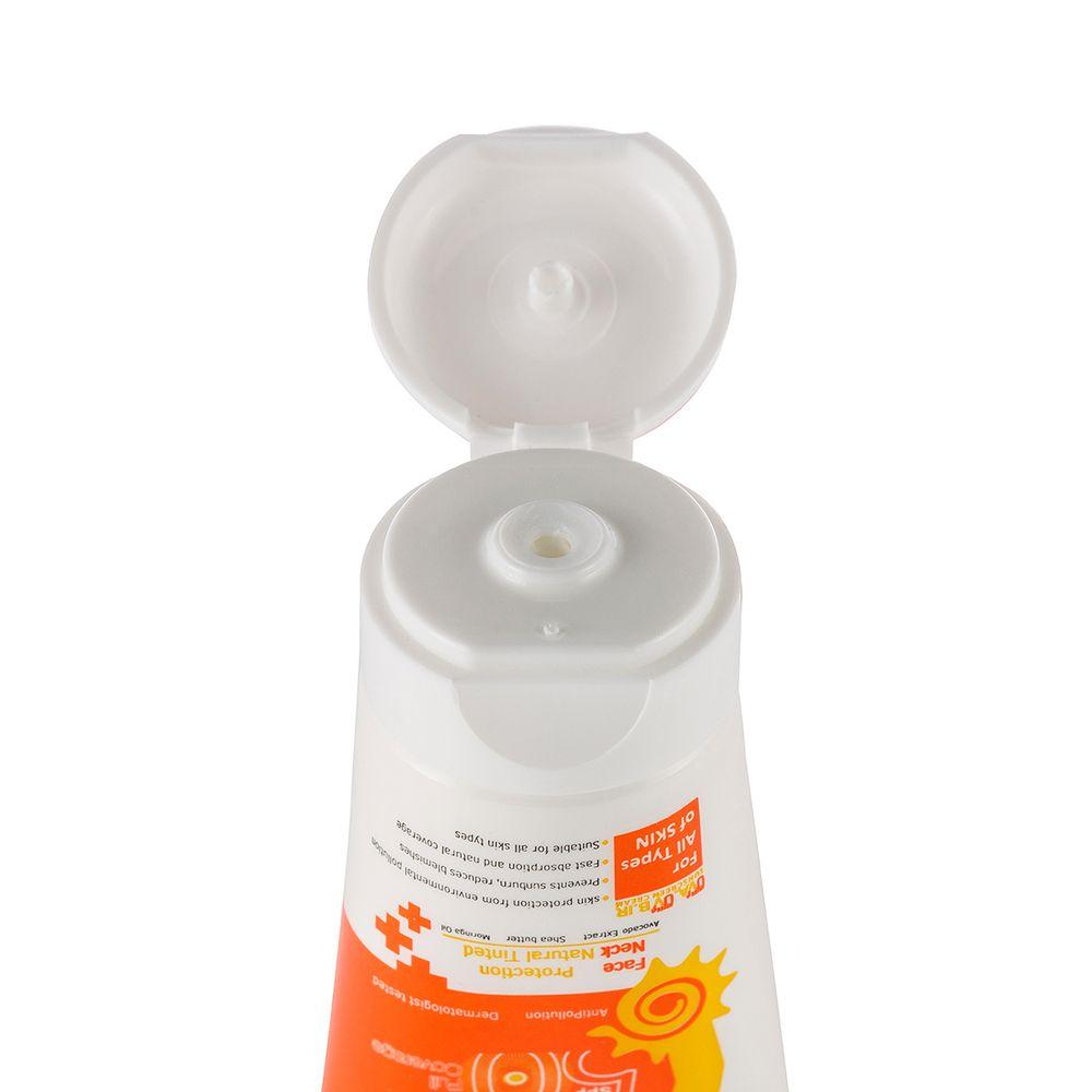 ضد آفتاب SPF50 بی رنگ مناسب انواع پوست حجم 50 میلی لیتر تاپ شاپ — تصویر ۳