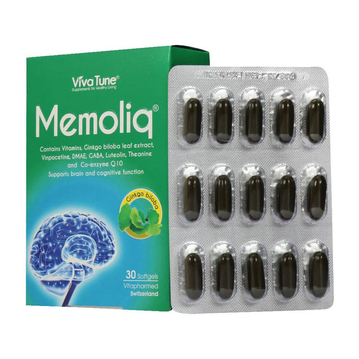 کپسول نرم ژلاتینی مدل Memoliq بسته 30 عددی