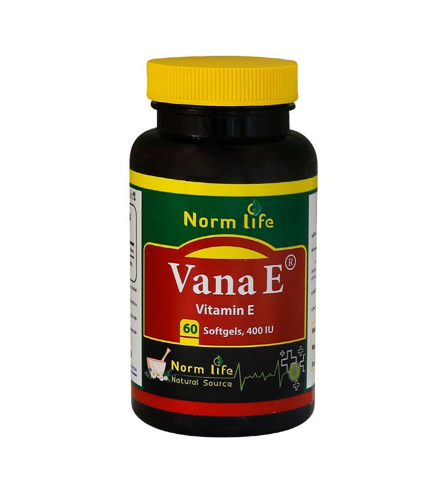 کپسول ژلاتینی Vitamin E 400 بسته 60 عددی