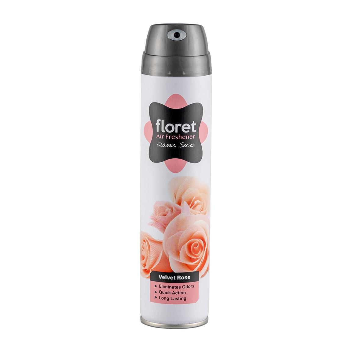اسپری خوشبو کننده هوا سری کلاسیک مدل Velvet Rose حجم 300 میلی لیتر