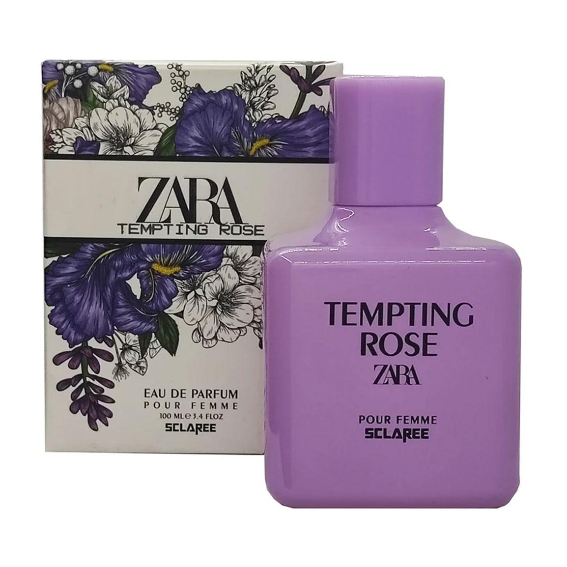 ادوپرفیوم زنانه مدل Tempting Rose Zara حجم 100 میلی لیتر