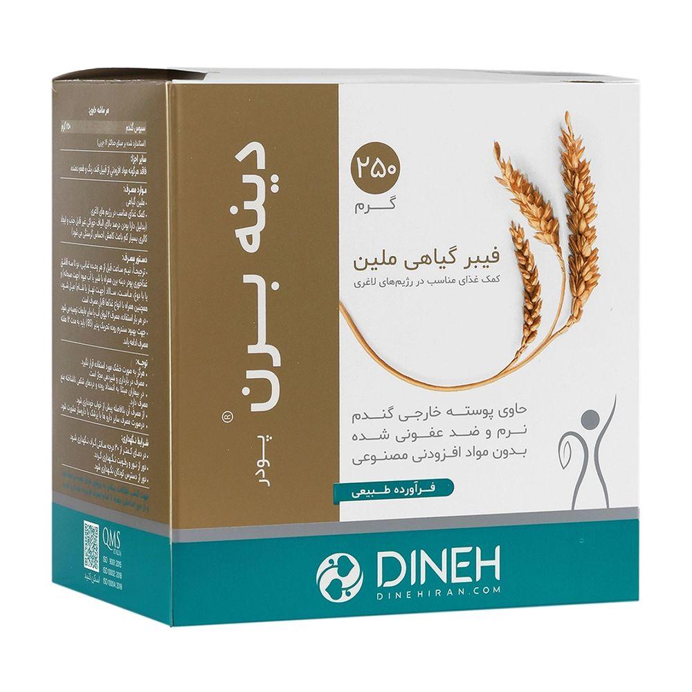 پودر فیبر لاغری دینه برن وزن 250 گرم — تصویر ۱