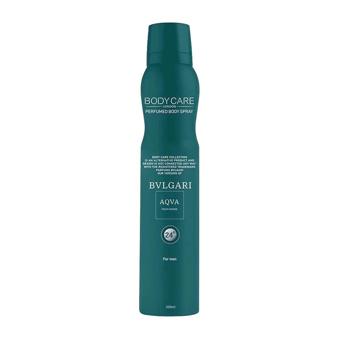 اسپری خوشبو کننده بدن مردانه مدل Bvlgari Aqva Pour Homme حجم 200 میلی لیتر