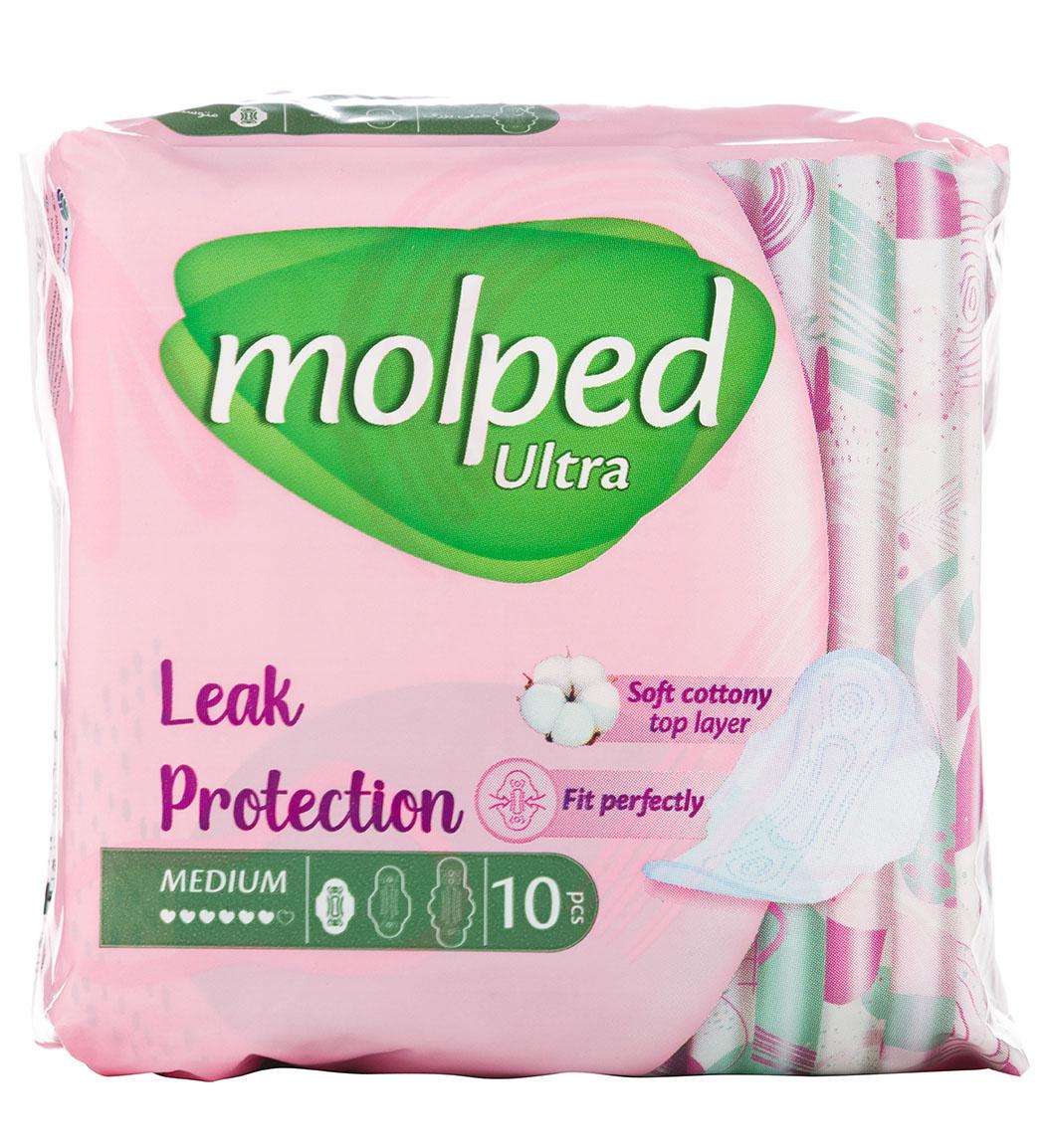 نوار بهداشتی اولترا مدل Leak Protection سایز متوسط 10 عددی