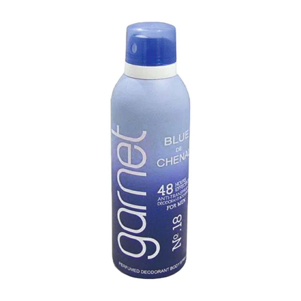 اسپری خوشبو کننده بدن مردانه مدل Blue Chanel شماره 18 حجم 200 میلی لیتر
