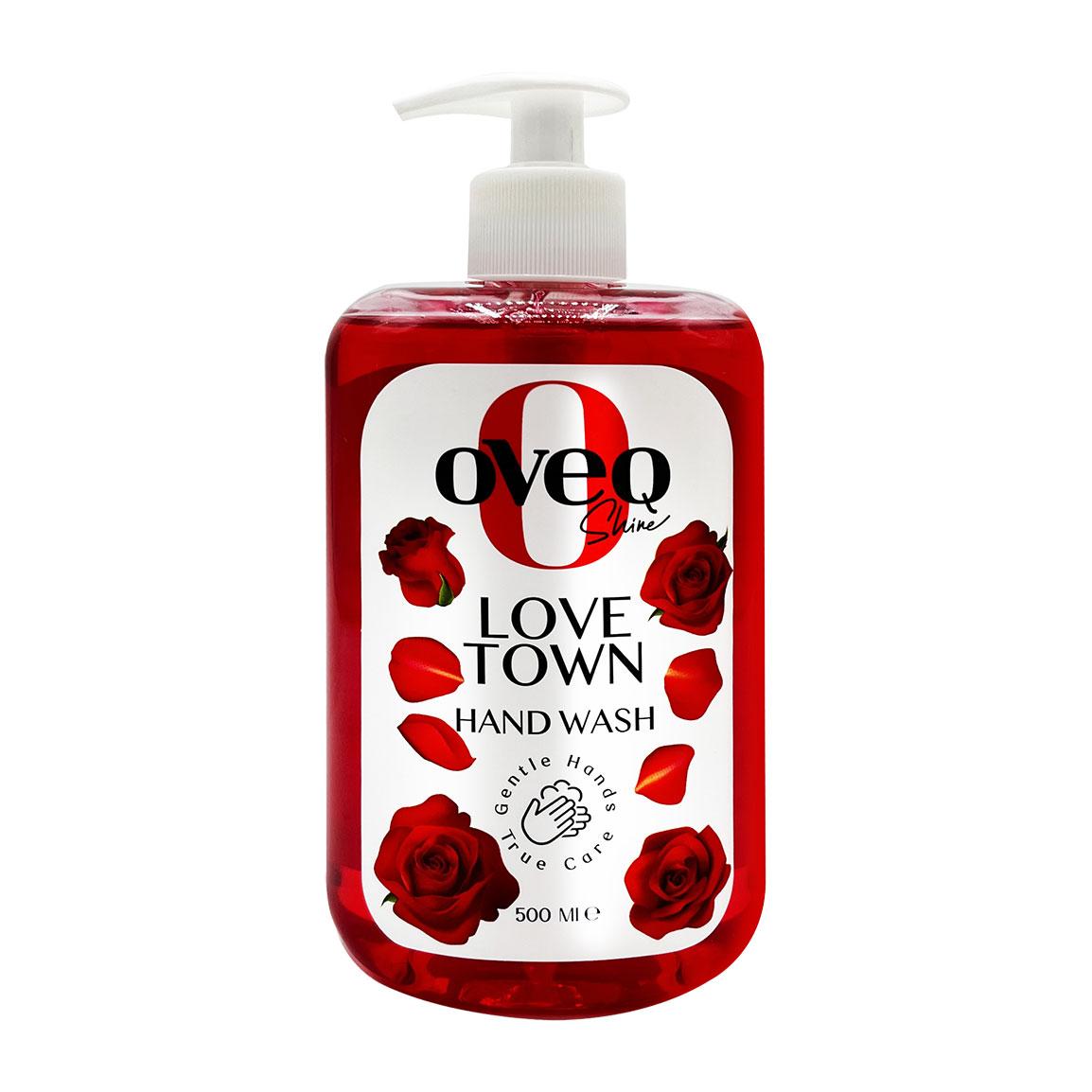 مایع دستشویی شفاف مدل Love Town حجم 500 میلی لیتر