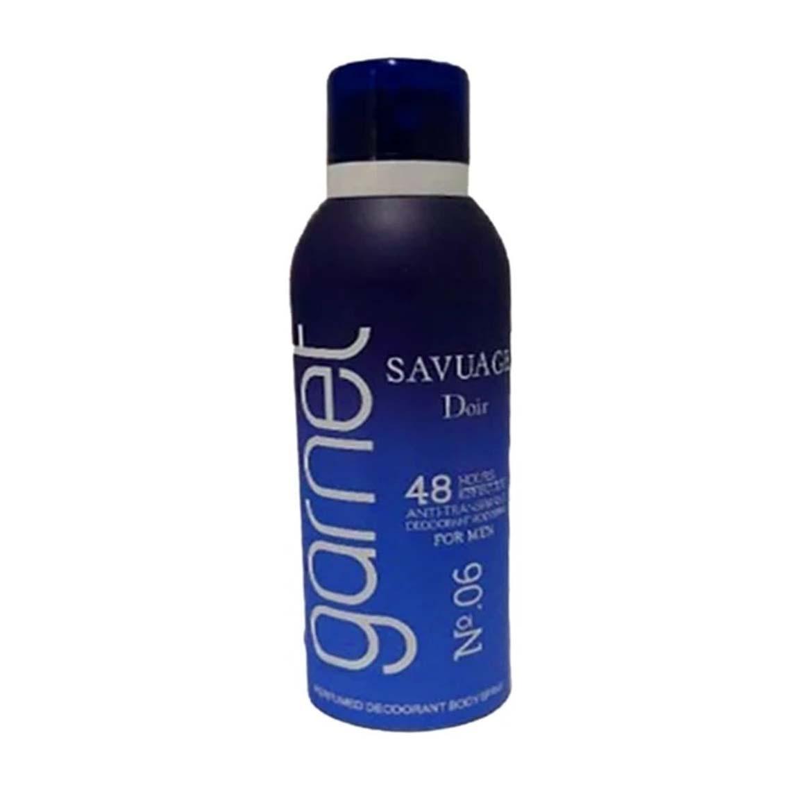 اسپری خوشبو کننده بدن مردانه مدل Sauvage Dior شماره 06 حجم 200 میلی لیتر