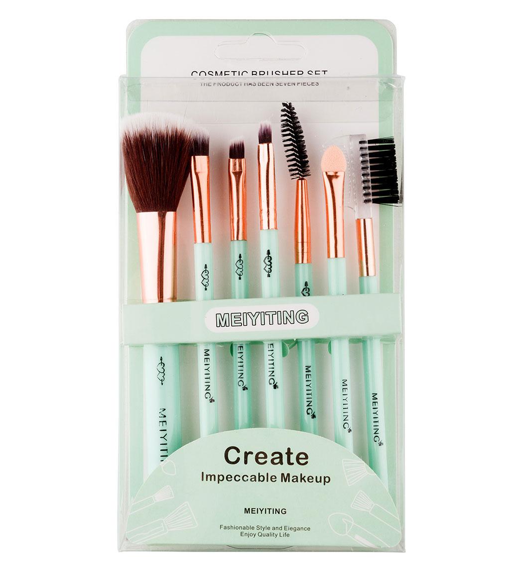 ست براش 7 عددی ارسال با رنگ رندوم مدل Create Impeccable Makeup