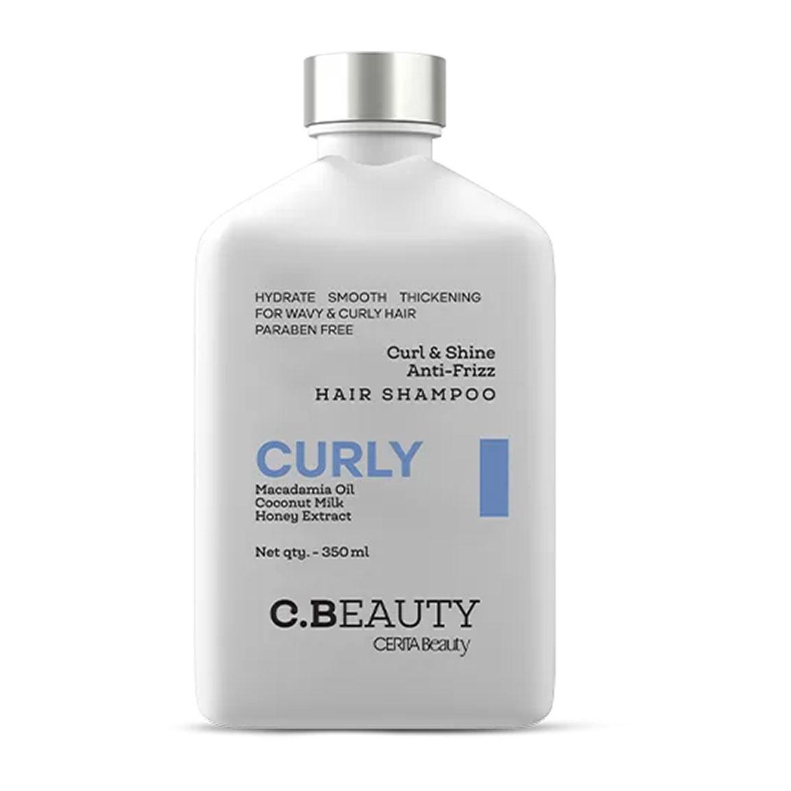 شامپو مدل Curly مناسب موهای موج دار و فر حجم 350 میلی لیتر