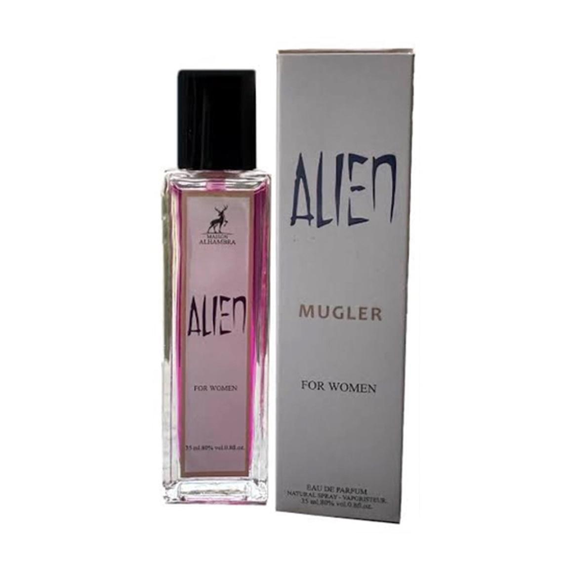 عطر جیبی زنانه مدل Alien Mugler حجم 35 میلیلیتر
