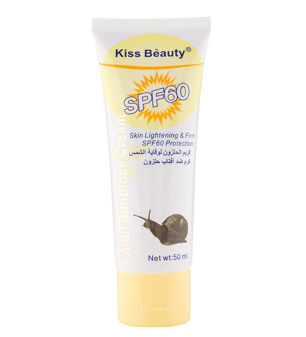 کرم ضد آفتاب حاوی عصاره حلزون SPF60 حجم 50میل