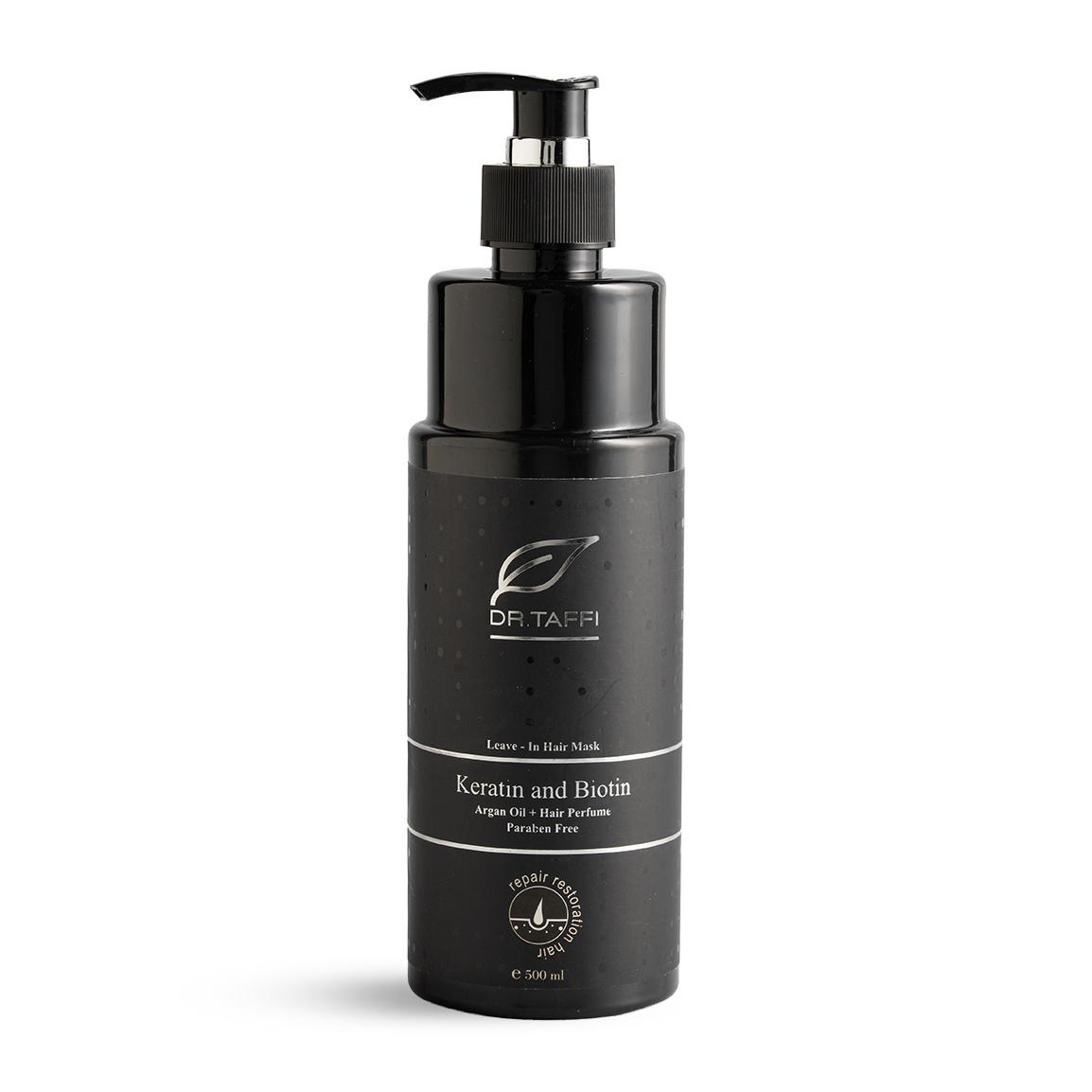 ماسک مو ترمیم کننده مدل Keratin And Biotin مناسب مو رنگ شده و آسیب دیده حجم 500 میلی لیتر