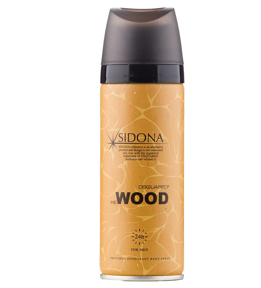 اسپری دئودورانت مردانه مدل He Wood حجم 200میل
