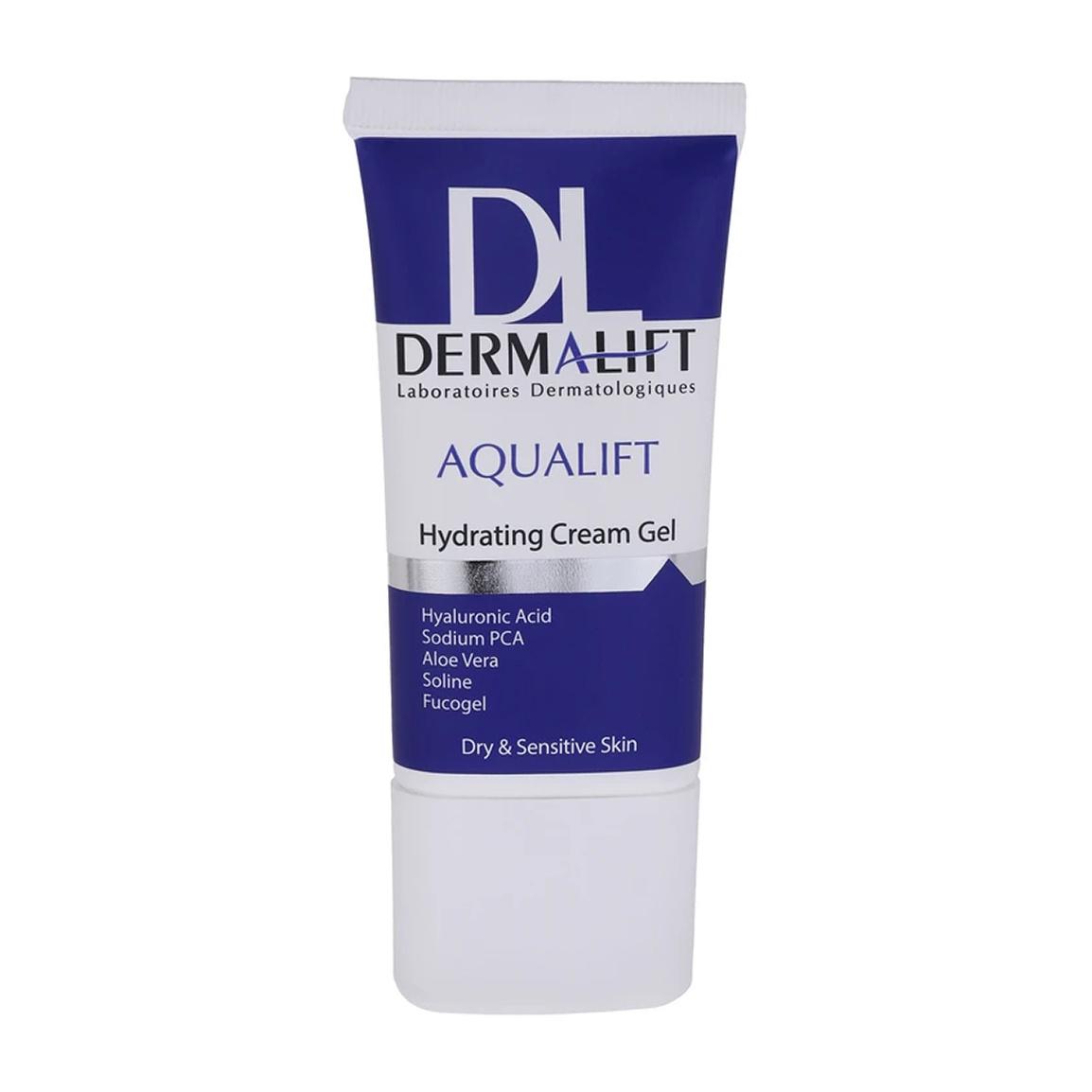 کرم ژل آبرسان مدل Aqualift مناسب پوست خشک و حساس حجم 50 میلی لیتر