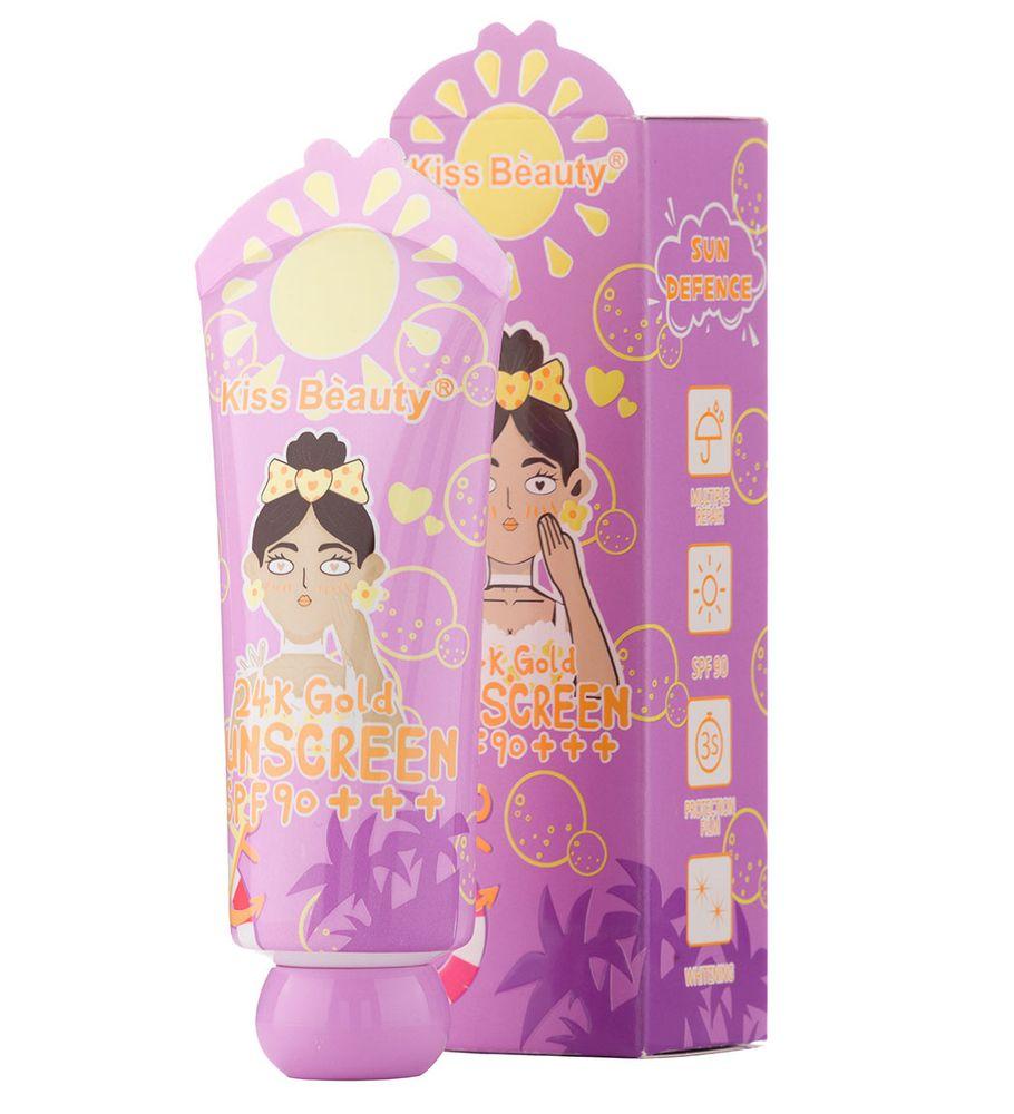 کرم ضد آفتاب SPF90 حاوی طلا 24K حجم 75 میل کیس بیوتی — تصویر ۳