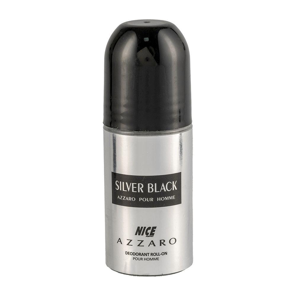 رول ضد تعریق مردانه مدل Azzaro silver black حجم 60 میلی لیتر