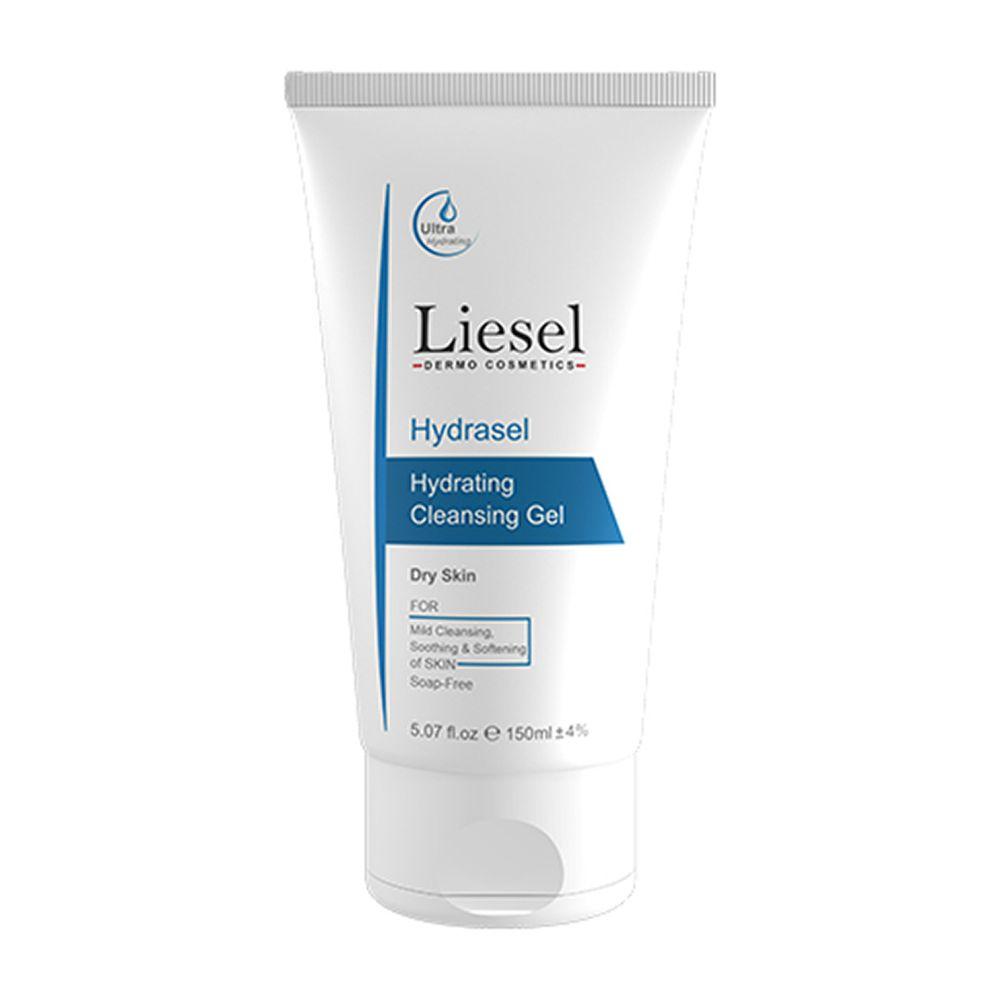 ژل شستشو صورت آبرسان مدل Hydrasel مناسب پوست خشک حجم 150 میلی لیتر
