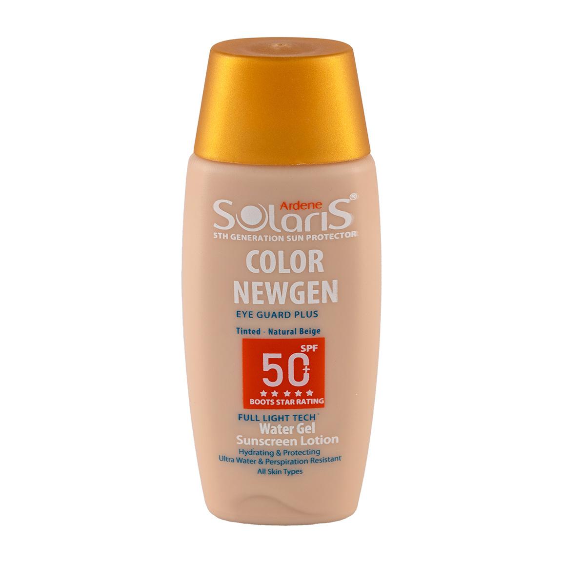 لوسیون ضد آفتاب مدل کالر نیوژن +SPF50 مناسب انواع پوست حجم 75 میلی لیتر
