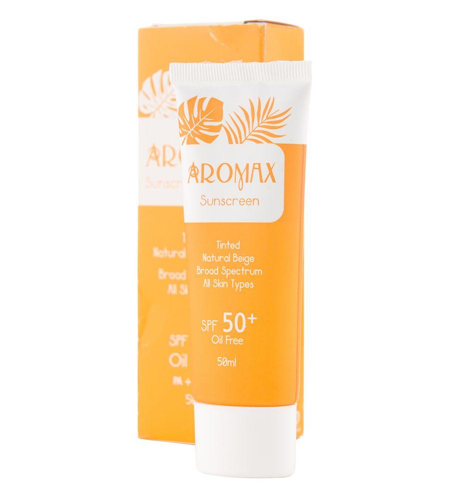 ضد آفتاب کرم پودری +SPF50 حجم 50میل آرومکس — تصویر ۳