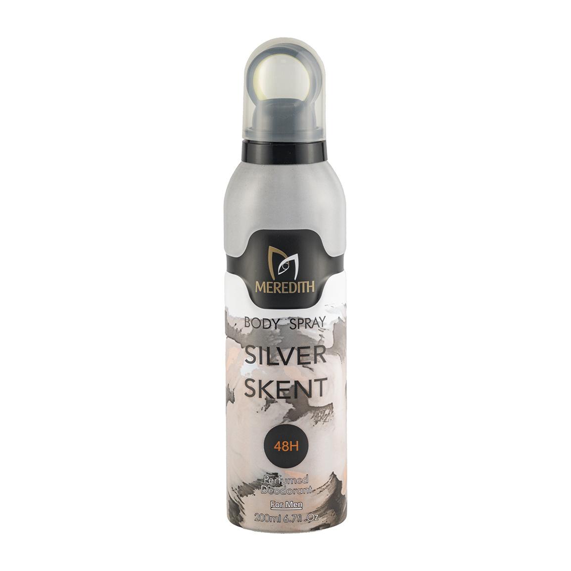 اسپری خوشبو کننده بدن مردانه مدل Silver Skent حجم 200 میلی لیتر