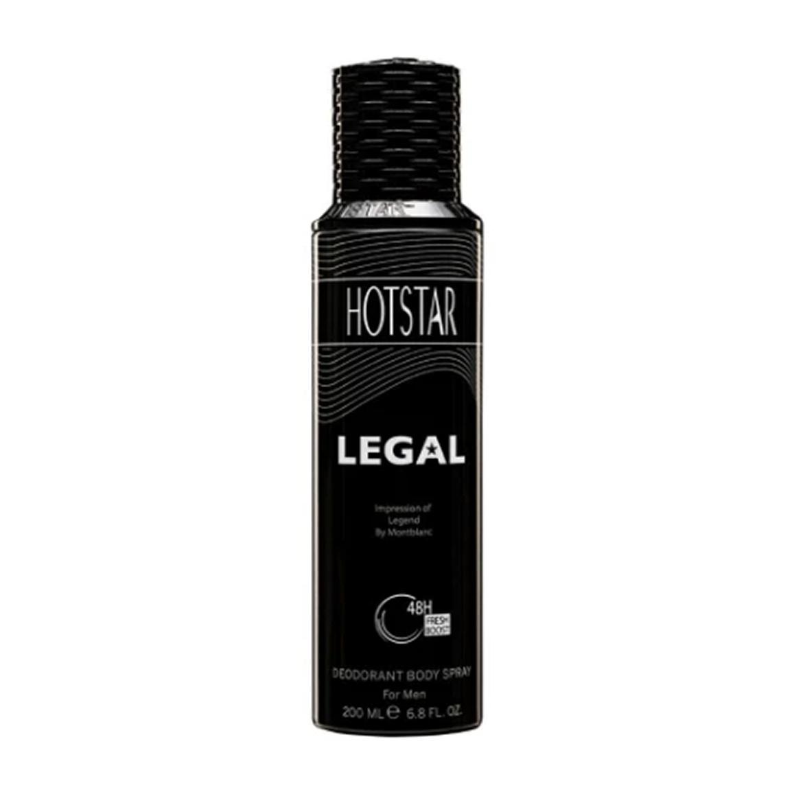 اسپری دئودورانت مردانه مدل Legal حجم 200 میلی لیتر