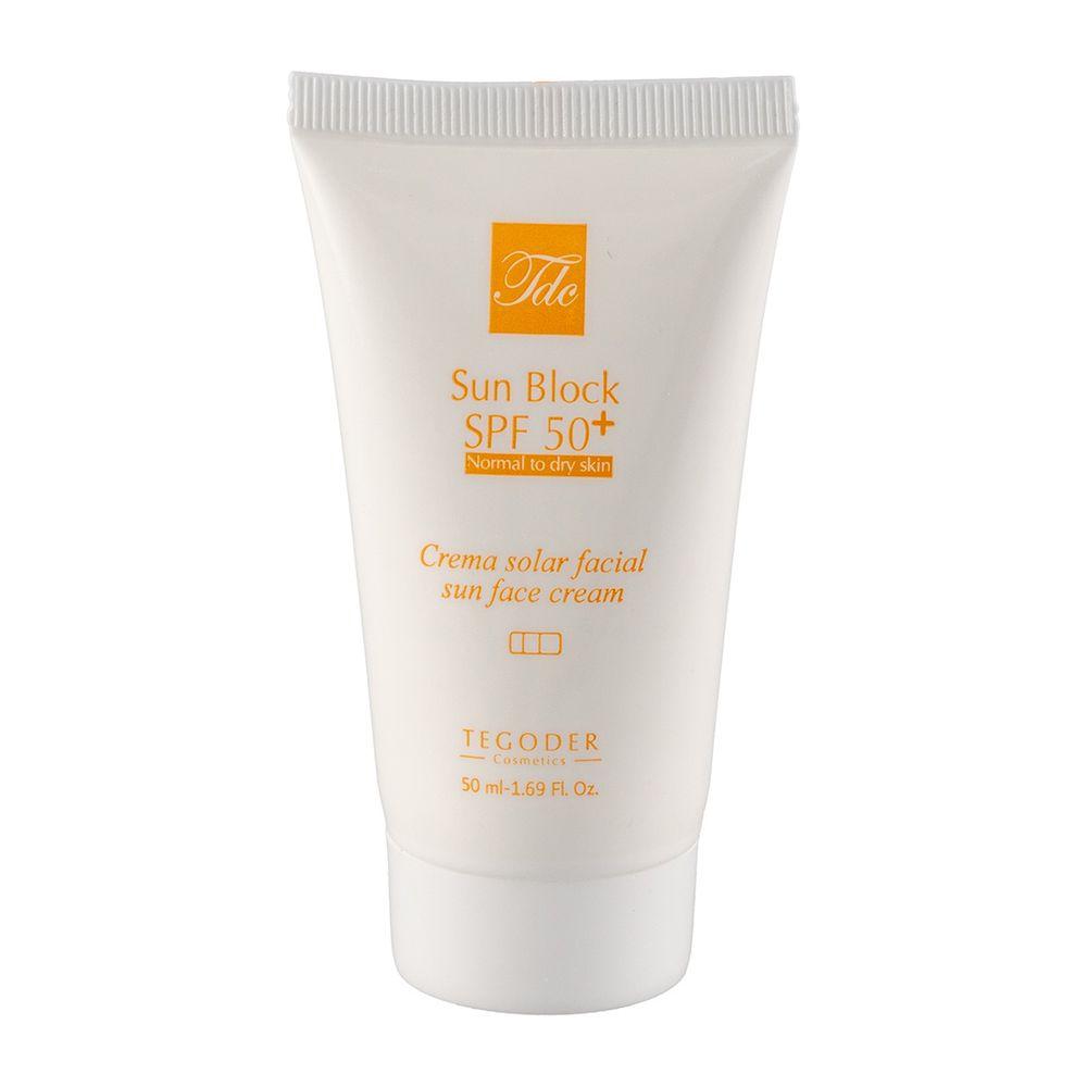 ضد آفتاب بی رنگ با SPF 50 مناسب پوست نرمال تا خشک حجم 50 میلی لیتر