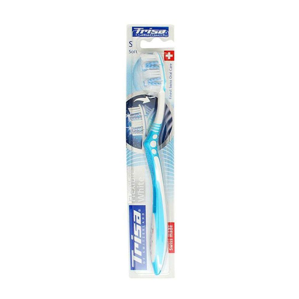مسواک مدل Flexible White با برس نرم تریزا — تصویر ۱