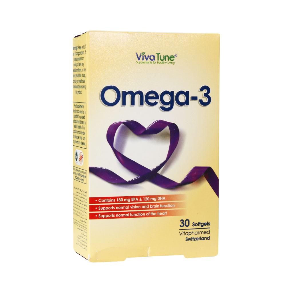 کپسول نرم ژلاتینی امگا 3 بسته 30 عددی